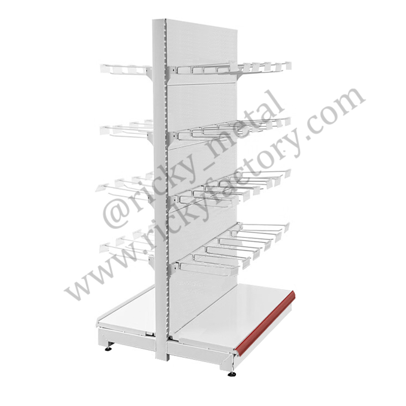 double side shlef with hooks