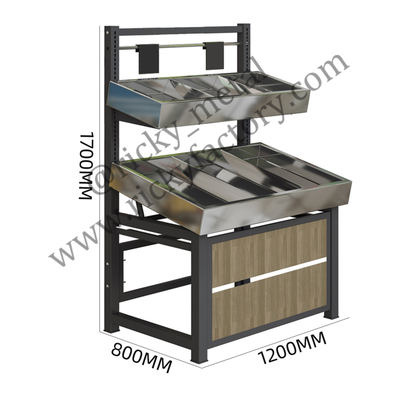 Fruit and vegetable shelf 2 layers